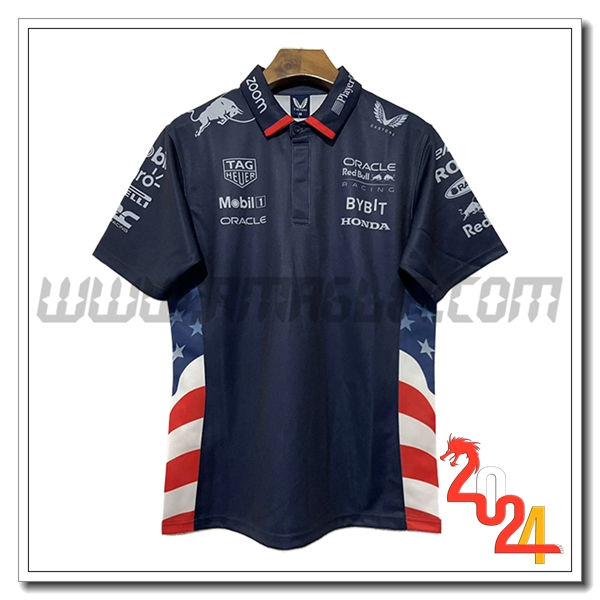 Polo F1 RedBull Racing Team Blu/Bianco/Rosso 2024