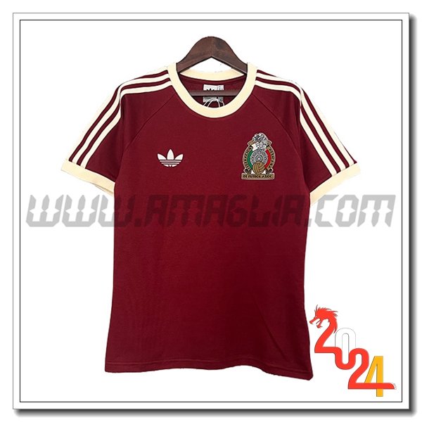 Maglia Retro Messico Edizione speciale Rosso