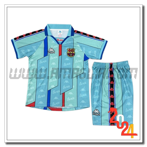 Prima Maglia Retro FC Barcellona Bambino 1996/1997