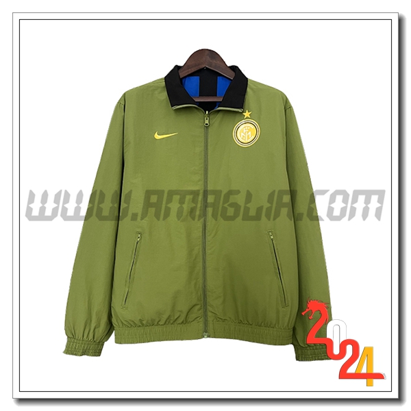 Giacca A Vento Inter Milan Verde 2024 2025