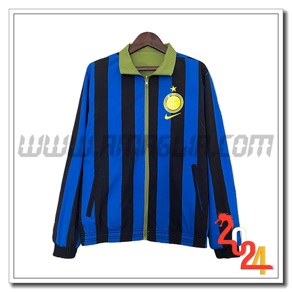 Giacca A Vento Inter Milan Blu/Nero 2024 2025