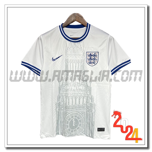 Maglia Squadra Inghilterra Edizione speciale 2024 2025 Bianco