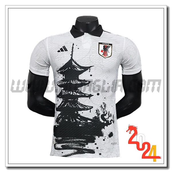 Maglia Squadra Giappone Edizione speciale 2024 2025 Bianco