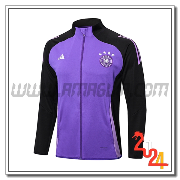 Giacca Calcio Germania Nero/viola 2024 2025 -02