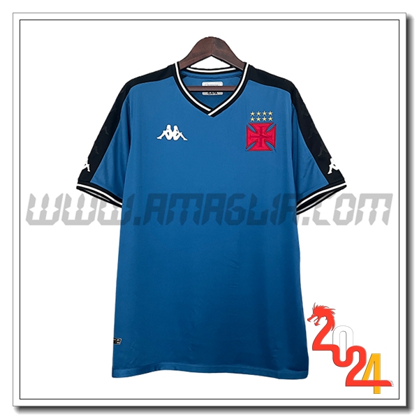 Maglia Calcio Portiere CR Vasco Da Gama 2024 2025 Blu