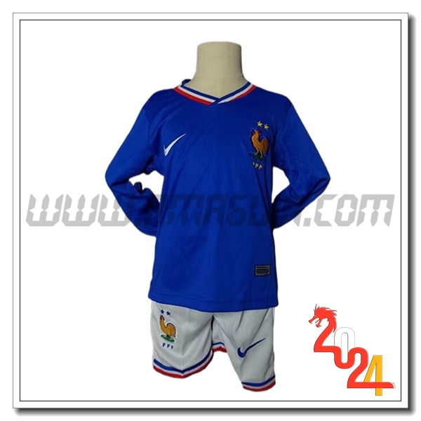 Kit Maglia Francia Maniche lunghe Bambino Prima 2024 2025