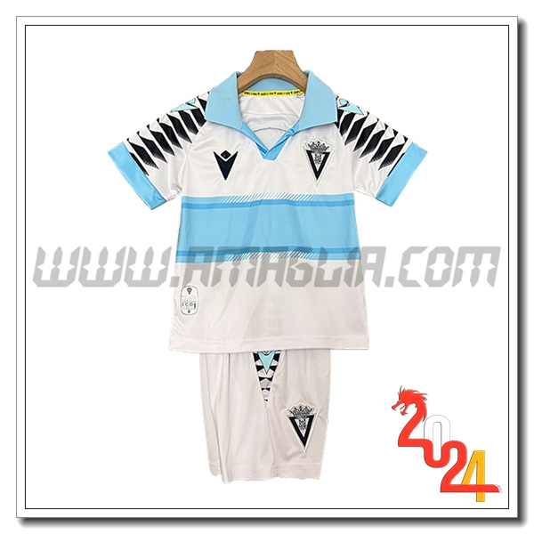 Kit Maglia Cadiz CF Bambino Seconda 2024 2025