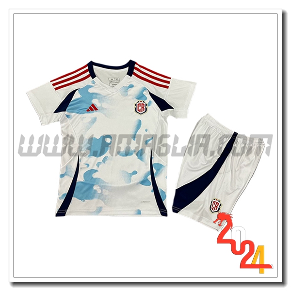 Kit Maglia Costa Rica Bambino Seconda 2024 2025