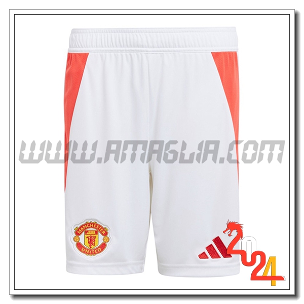 Pantaloncini Calcio Manchester United Prima 2024/2025