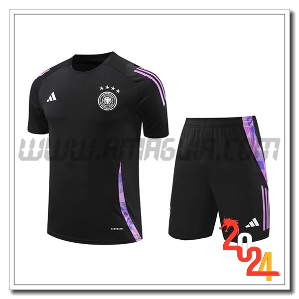 Kit Maglia Allenamento Germania Nero/viola 2024 2025 -02