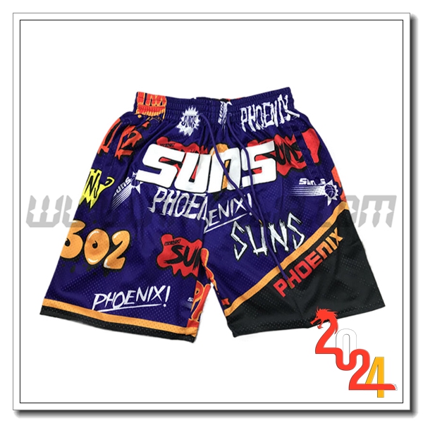Pantaloncini NBA Phoenix Suns 2024/25 viola