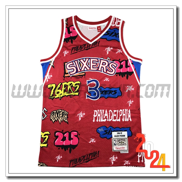 Maglia Philadelphia 76ers (WERSON JR. #3) 2024/25 Rosso