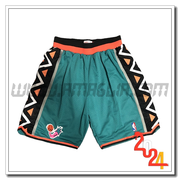 Pantaloncini NBA American All-Star 2024/25 Verde/Arancia/Nero