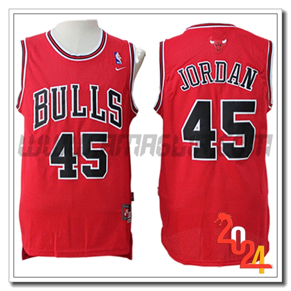 Maglia Chicago Bulls (JORDAN #45) 2024/25 Nero/Rosso
