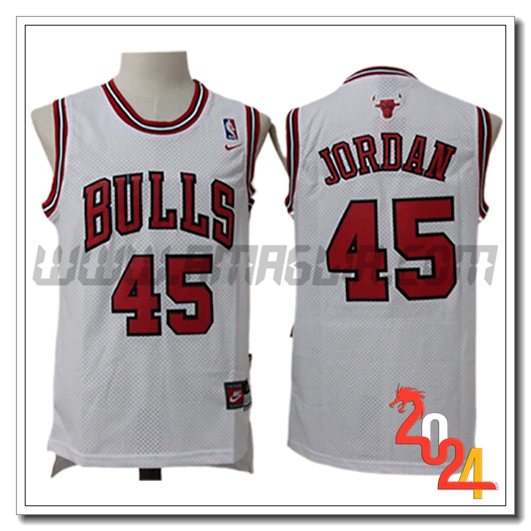 Maglia Chicago Bulls (JORDAN #45) 2024/25 Bianco/Rosso