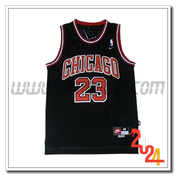 Maglia Chicago Bulls (JORDAN #23) 2024/25 Nero/Rosso