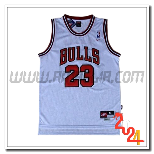 Maglia Chicago Bulls (JORDAN #23) 2024/25 Bianco/Rosso
