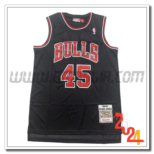 Maglia Chicago Bulls (JORDAN #45) 2024/25 Nero/Rosso -02