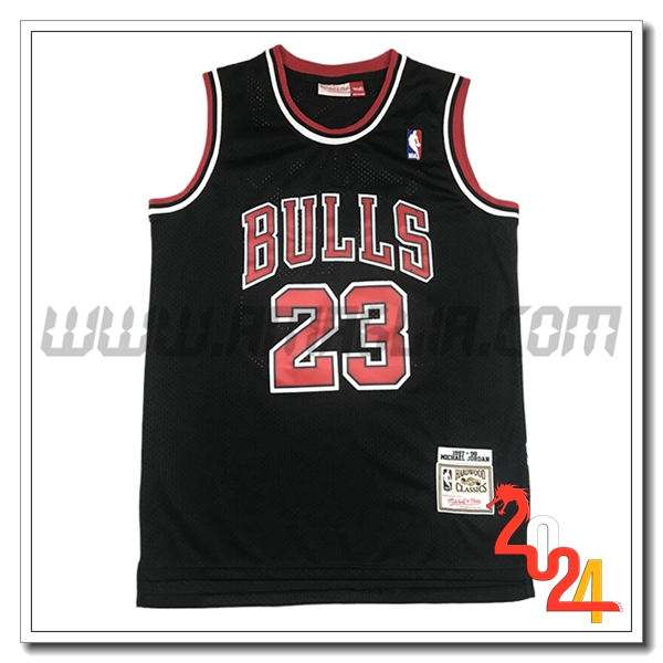Maglia Chicago Bulls (JORDAN #23) 2024/25 Nero/Rosso -04