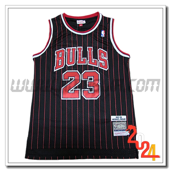 Maglia Chicago Bulls (JORDAN #23) 2024/25 Nero/Rosso -05
