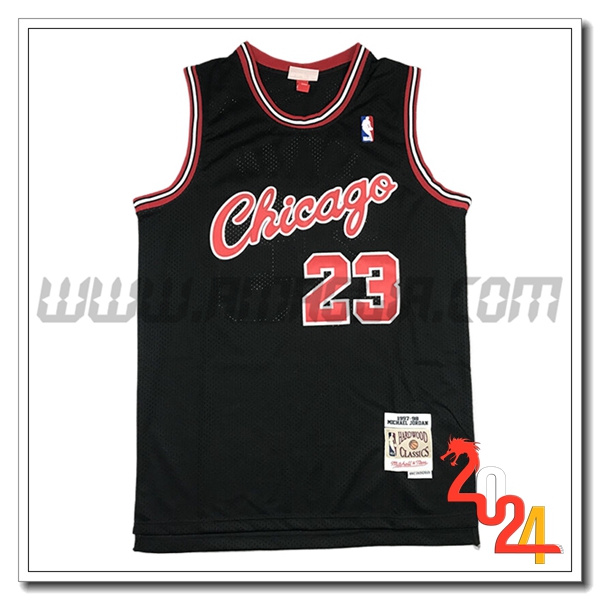 Maglia Chicago Bulls (JORDAN #23) 2024/25 Nero/Rosso -06
