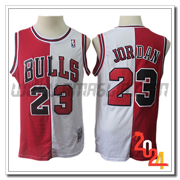 Maglia Chicago Bulls (JORDAN #23) 2024/25 Rosso/Bianco/Nero