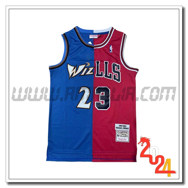 Maglia Chicago Bulls (JORDAN #23) 2024/25 Rosso/Blu