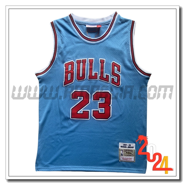 Maglia Chicago Bulls (JORDAN #23) 2024/25 Blu/Rosso -02
