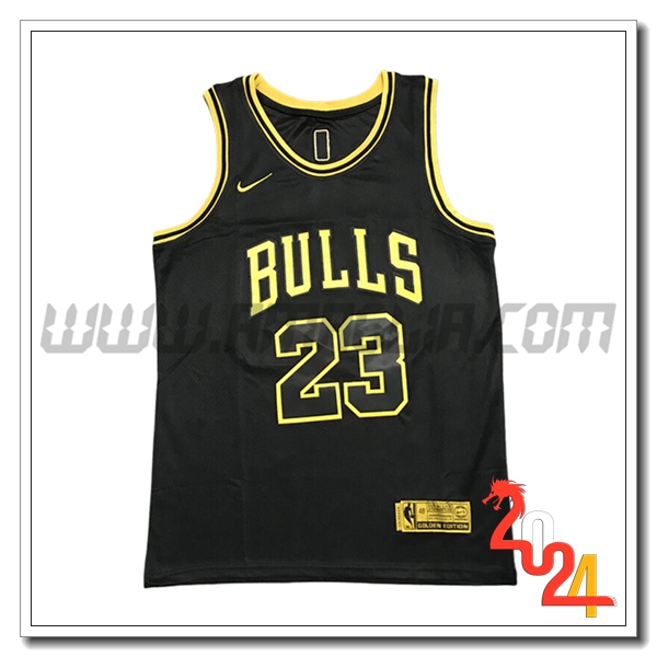 Maglia Chicago Bulls (JORDAN #23) 2024/25 Nero/Giallo -03