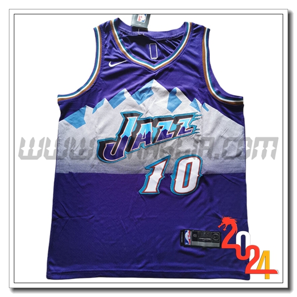 Maglia Utah Jazz (CONLEY #10) 2024/25 viola/Bianco