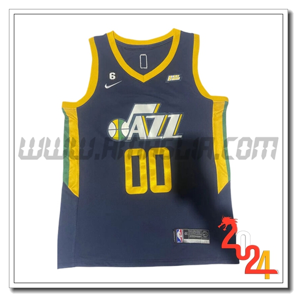 Maglia Utah Jazz (CLARKSON #00) 2024/25 Grigio/Giallo