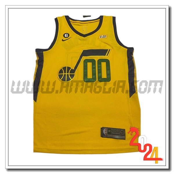 Maglia Utah Jazz (CLARKSON #00) 2024/25 Giallo
