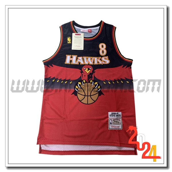 Maglia Atlanta Hawks (SMITH #8) 2024/25 Rosso/Nero