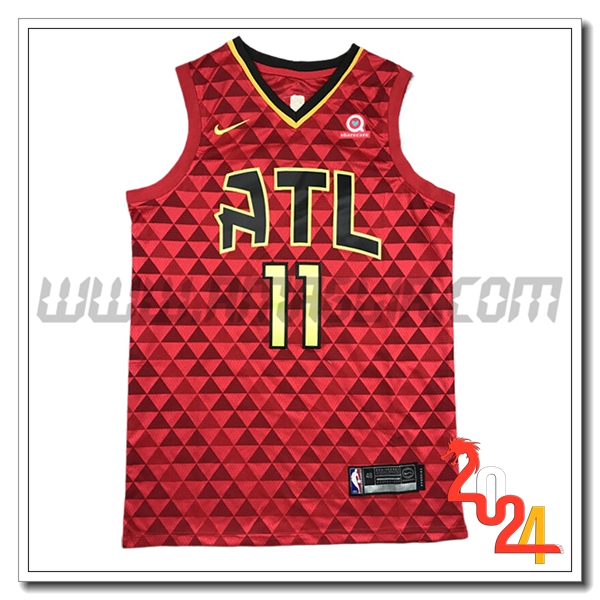 Maglia Atlanta Hawks (YOUNG #11) 2024/25 Rosso