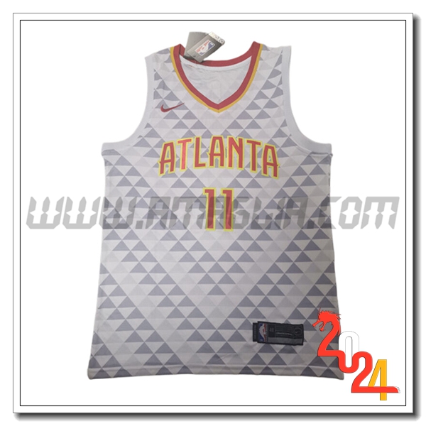 Maglia Atlanta Hawks (YOUNG #11) 2024/25 Bianco