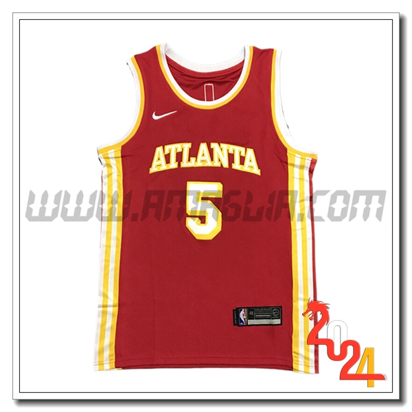 Maglia Atlanta Hawks (MURRAY #5) 2024/25 Rosso/Giallo