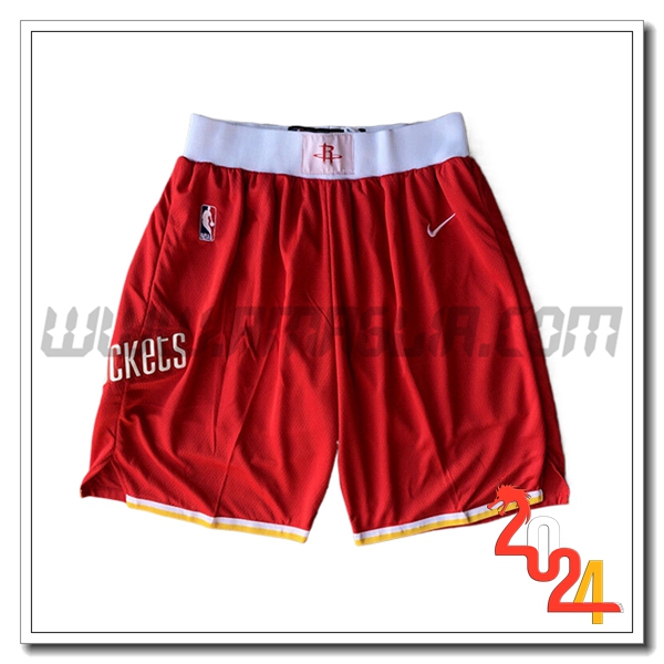 Pantaloncini NBA Houston Rockets 2024/25 Rosso