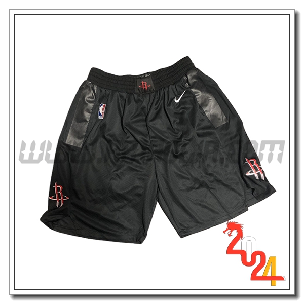 Pantaloncini NBA Houston Rockets 2024/25 Nero