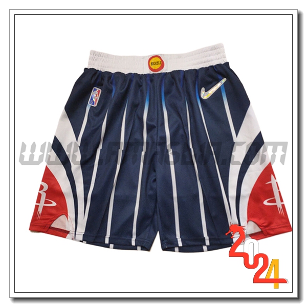 Pantaloncini NBA Houston Rockets 2024/25 Blu/Rosso