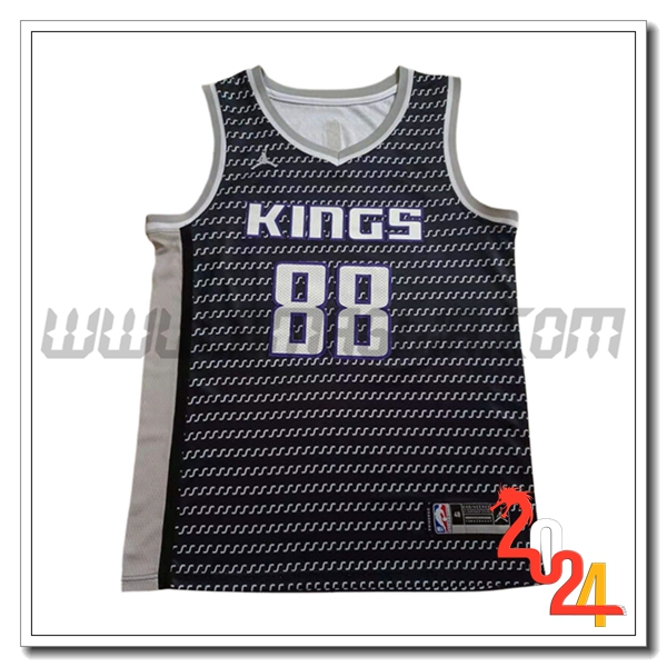 Maglia Sacramento Kings (QUETA #88) 2024/25 Nero/Grigio