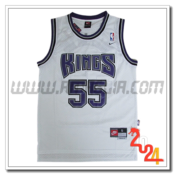 Maglia Sacramento Kings (WILLAMS #55) 2024/25 Bianco/viola