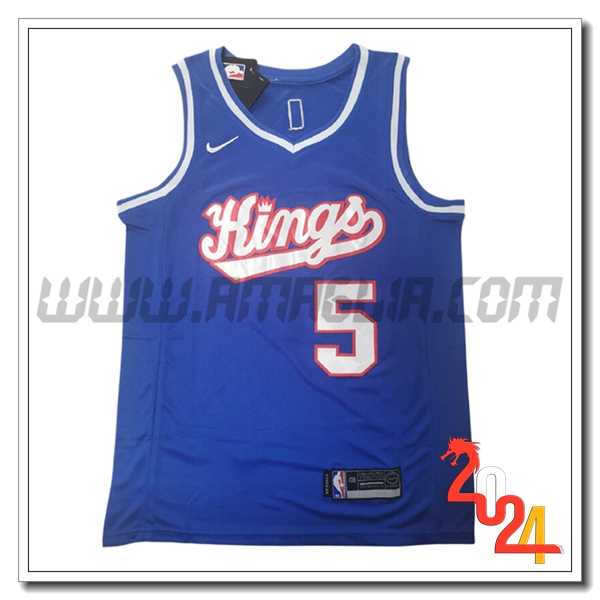 Maglia Sacramento Kings (FOX #5) 2024/25 Blu