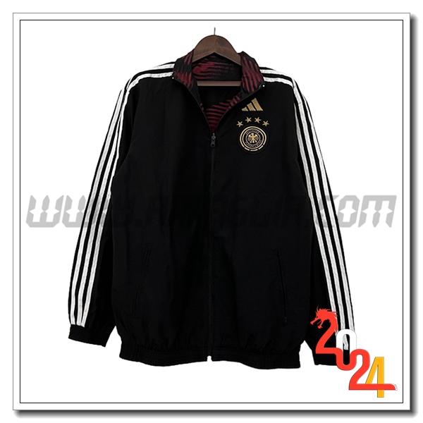 Giacca A Vento Germania Nero/Bianco 2024 2025