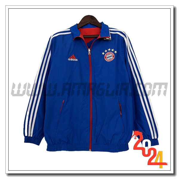 Giacca A Vento Bayern Monaco Blu 2024 2025