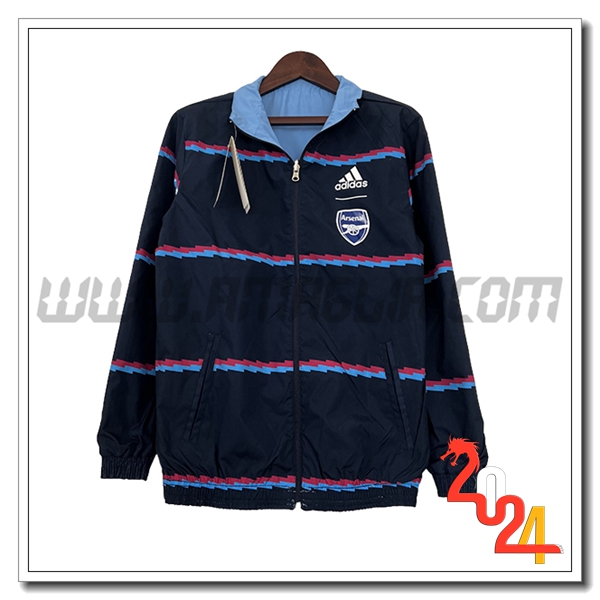Giacca A Vento Arsenal Blu Scuro 2024 2025