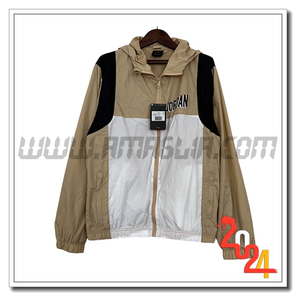 Giacca A Vento Jordan Marrone/Bianco/Nero 2024 2025
