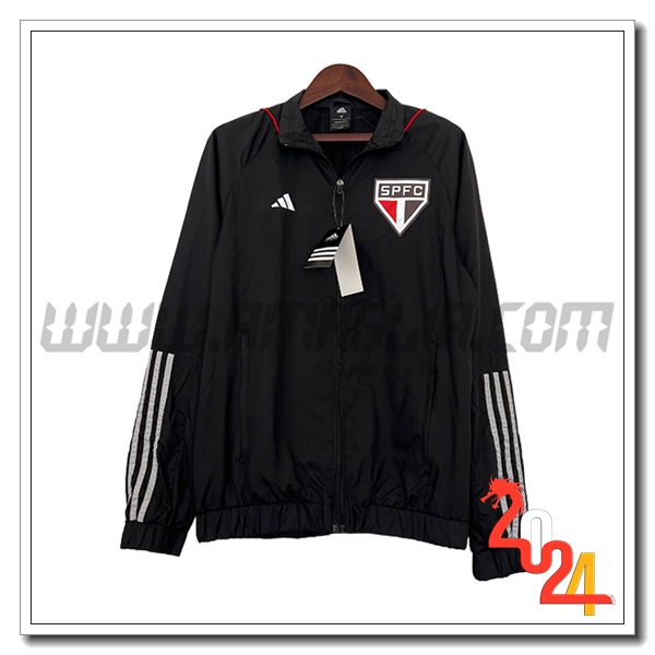 Giacca A Vento Sao Paulo FC Nero 2024 2025 -02