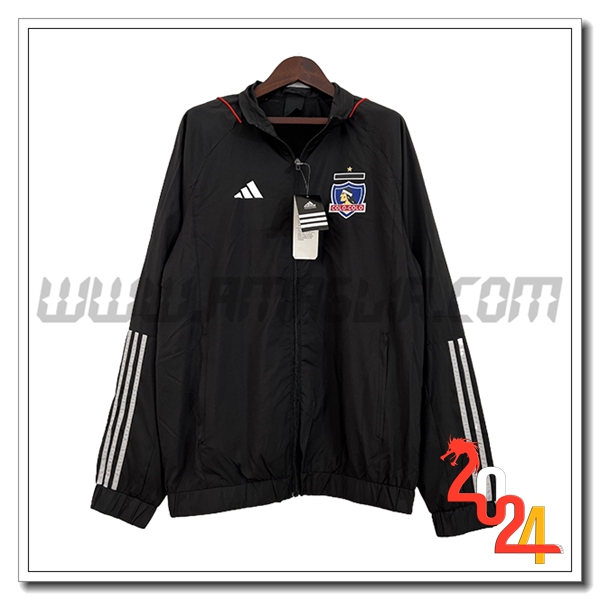 Giacca A Vento Colo-Colo Nero 2024 2025