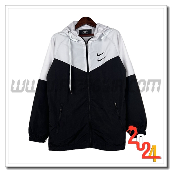 Giacca A Vento Nike Nero/Bianco 2024 2025 -03