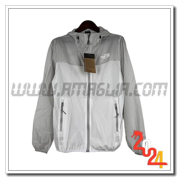 Giacca A Vento The North Face Bianco/Grigio 2024 2025